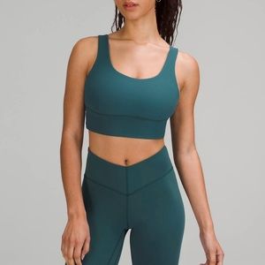 Lululemon Align Ribbed Bra - Green Jasper